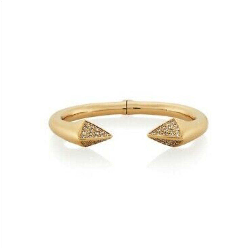 Melinda Maria Sloane Pave CZ Cuff bracelet - Picture 3 of 10